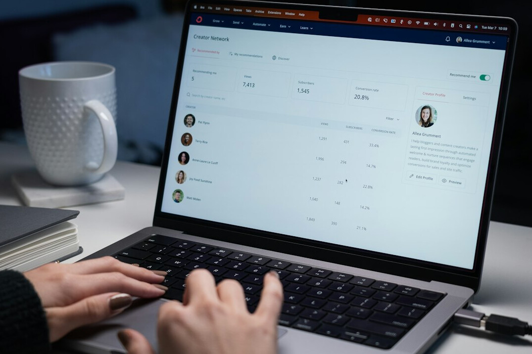 insurance software interface