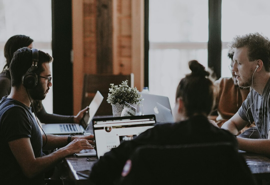 modern office team collaboration