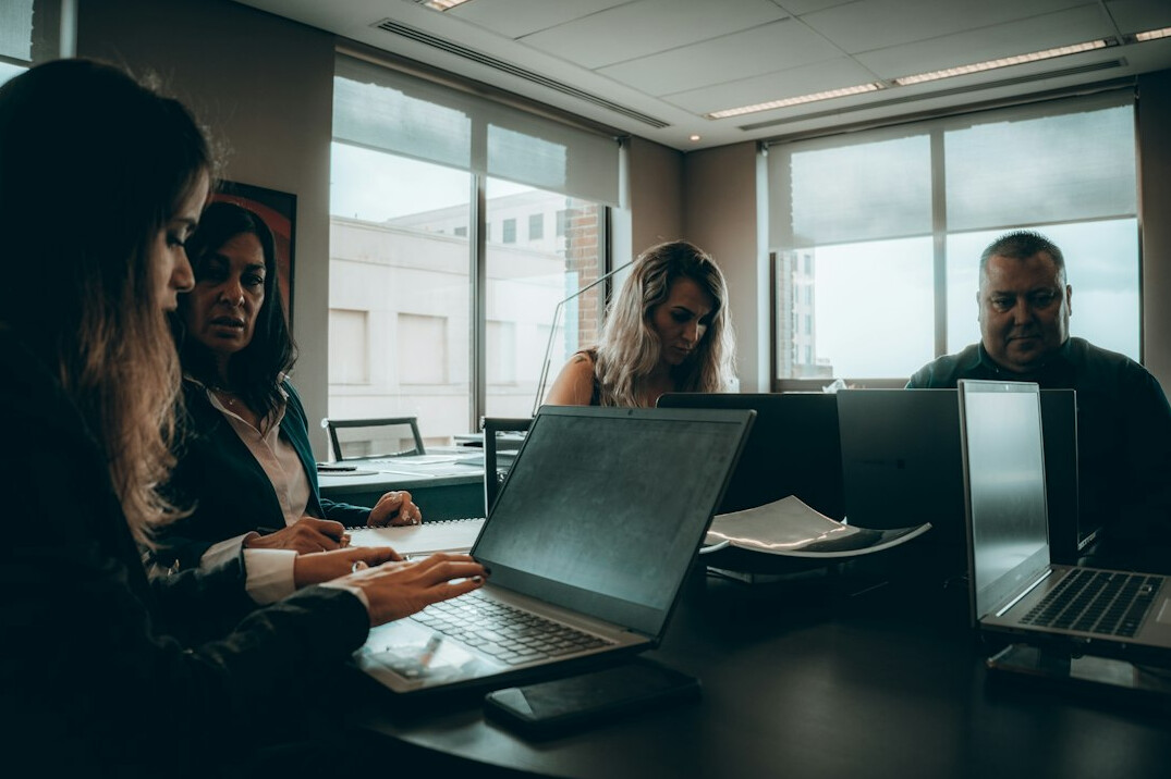 cybersecurity team analyzing data